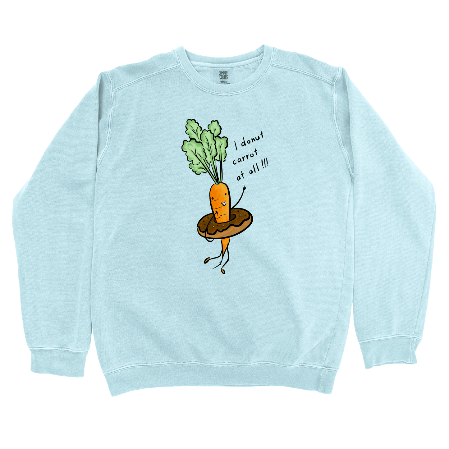 Sweatshirt Chambray / S Donut Carrot: Micro Barbi Sweatshirt