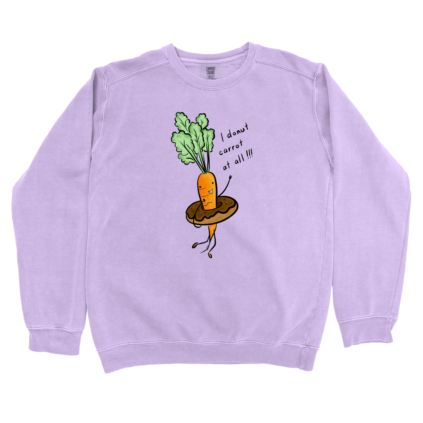 Sweatshirt Orchid / S Donut Carrot: Micro Barbi Sweatshirt