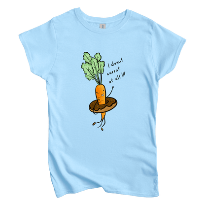 T-Shirt S / Light Blue Donut Carrot: Micro Barbi Women's Tee