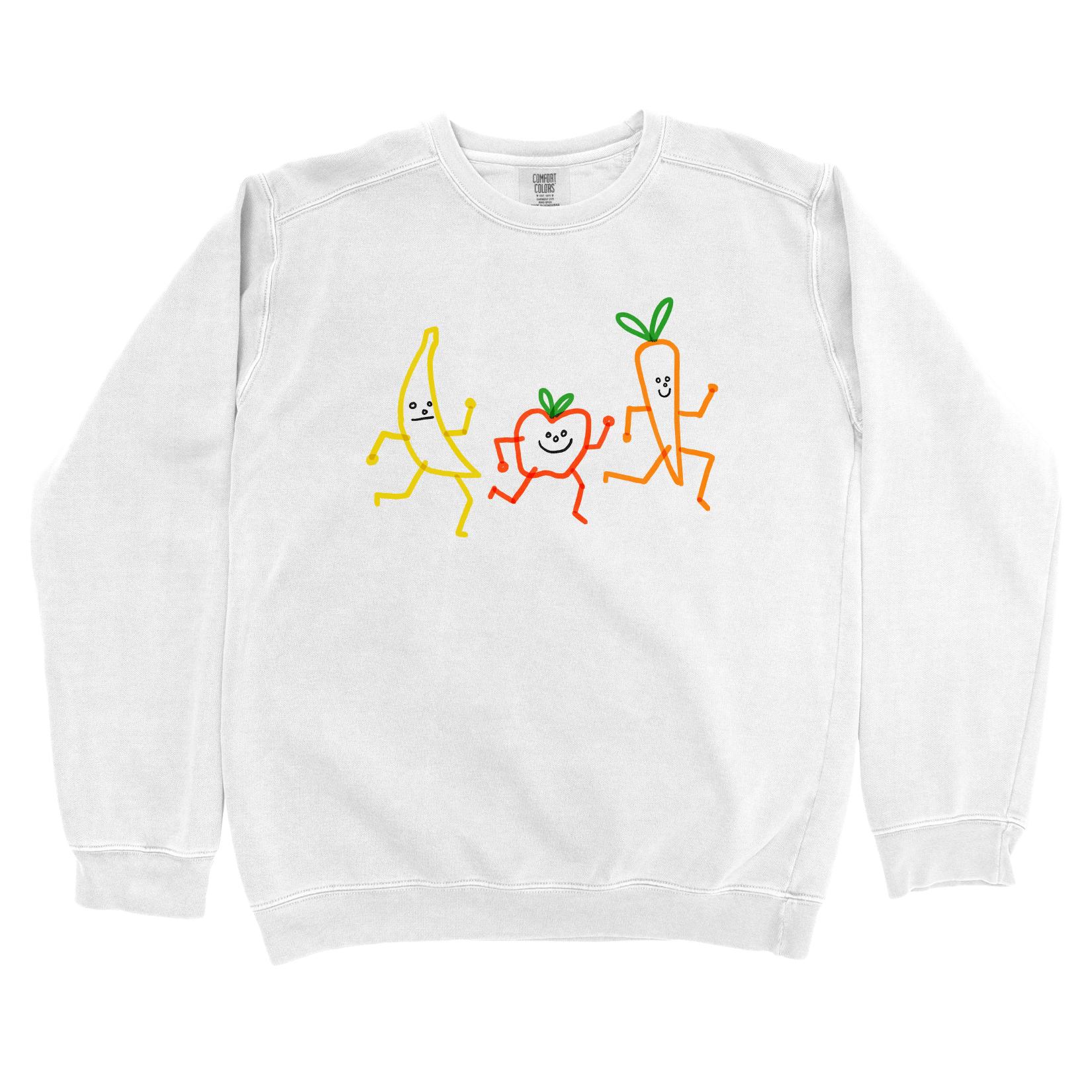 Sweatshirt White / S Eat Healthy Sweatshirt