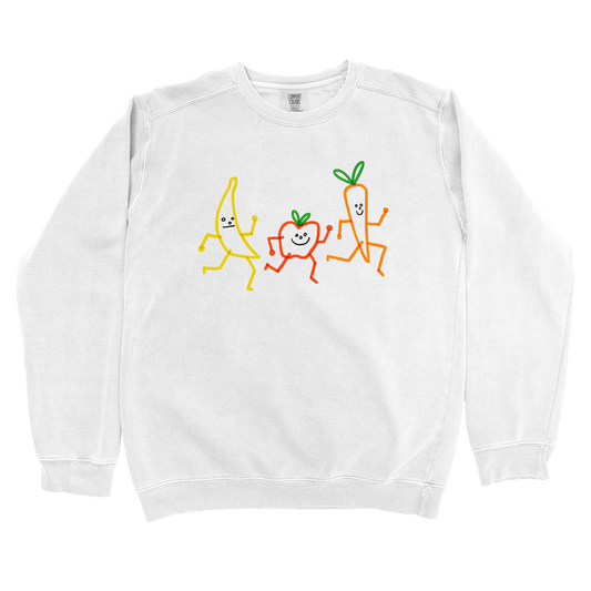 Sweatshirt White / S Eat Healthy Sweatshirt