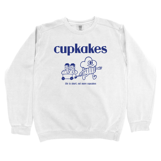 T-Shirts White / S Eat More Cupcakes: Sae Karepe Sweatshirt