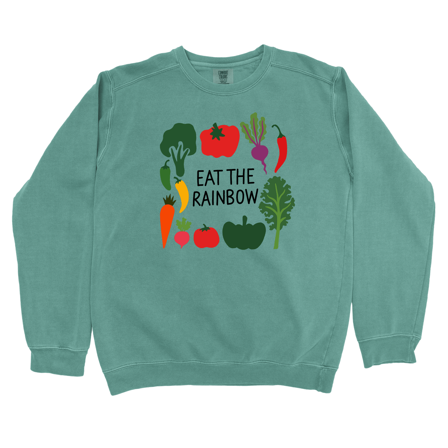 T-Shirts Light Green / S Eat the Rainbow Sweatshirt