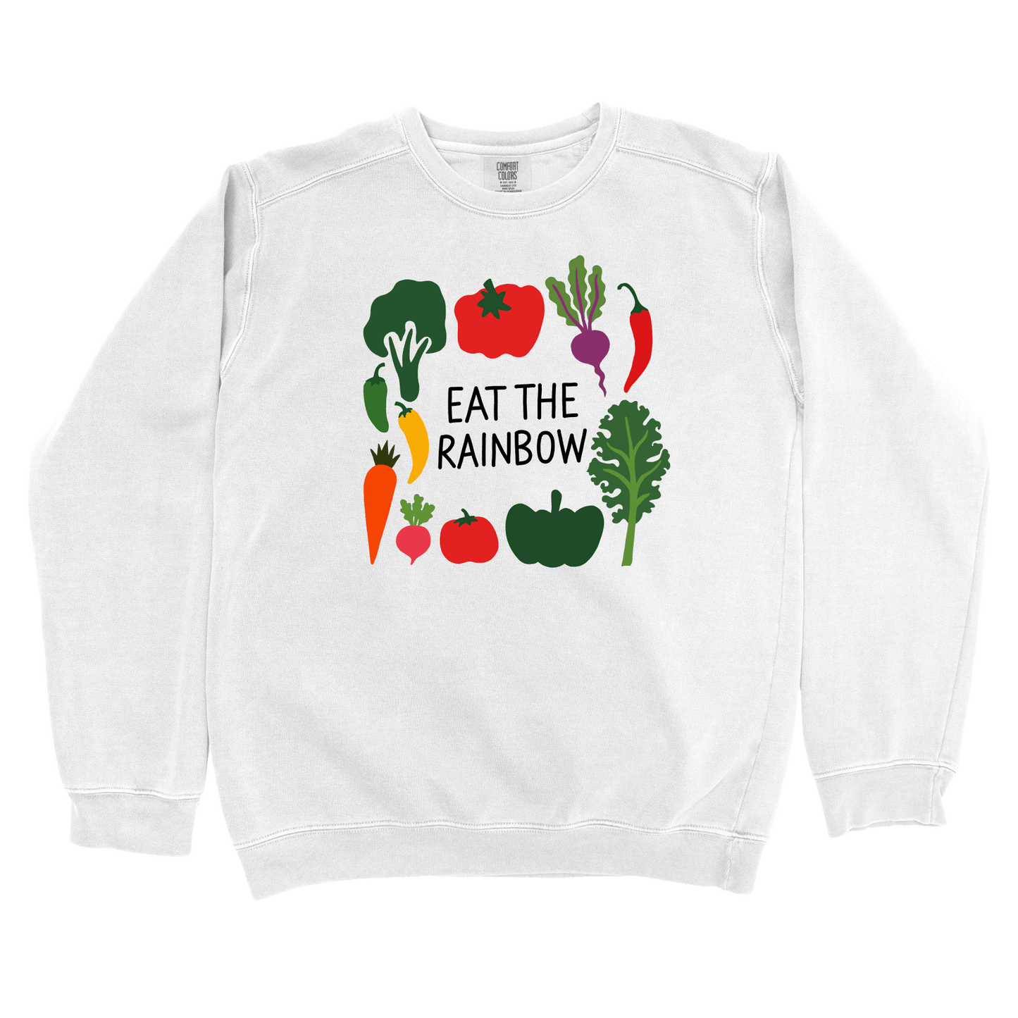 T-Shirts White / S Eat the Rainbow Sweatshirt