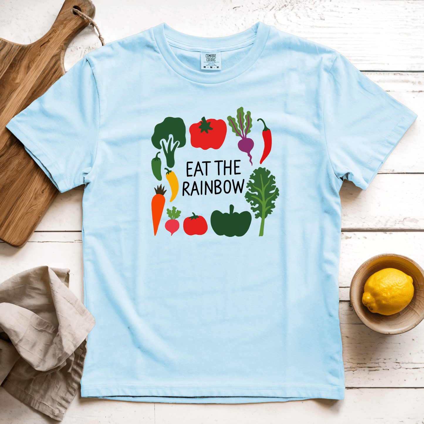 T-Shirts Chambray / S Eat the Rainbow