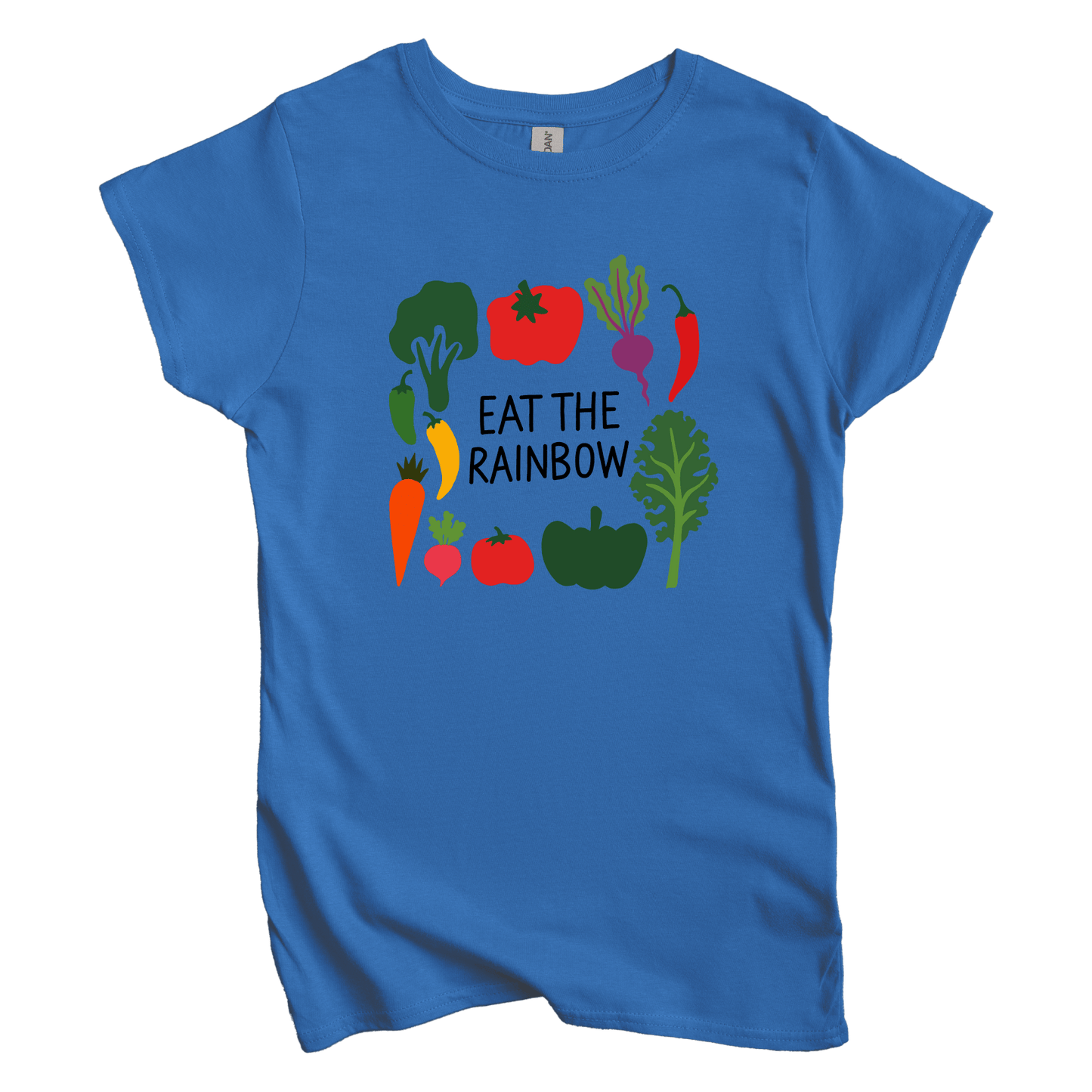 T-Shirt S / Royal Eat the Rainbow Women's Tee