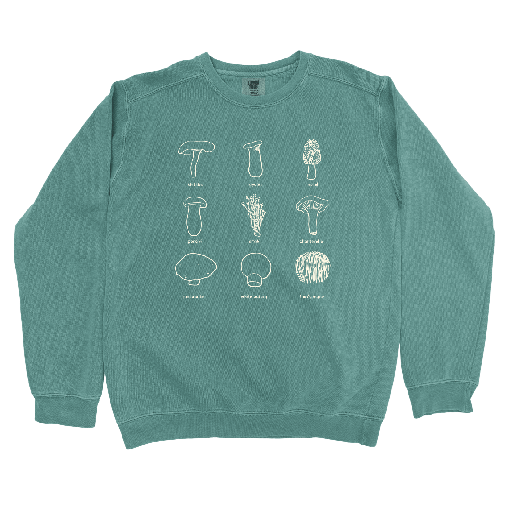 Sweatshirt Blue Spruce / S Edible Mushrooms Sweatshirt