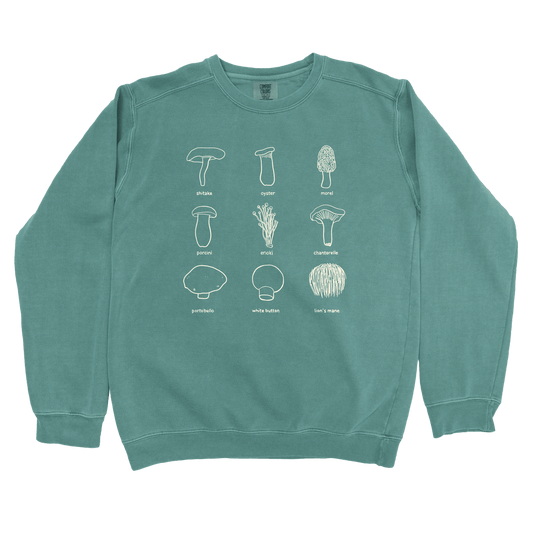 Sweatshirt Blue Spruce / S Edible Mushrooms Sweatshirt