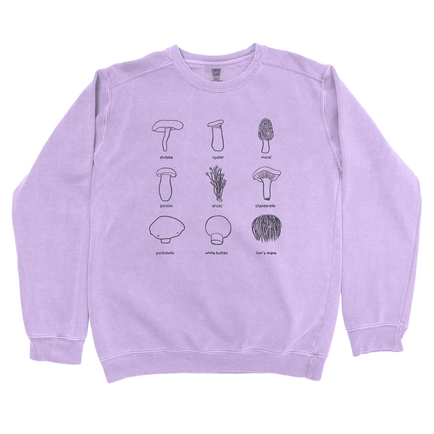 Sweatshirt Orchid / S Edible Mushrooms Sweatshirt