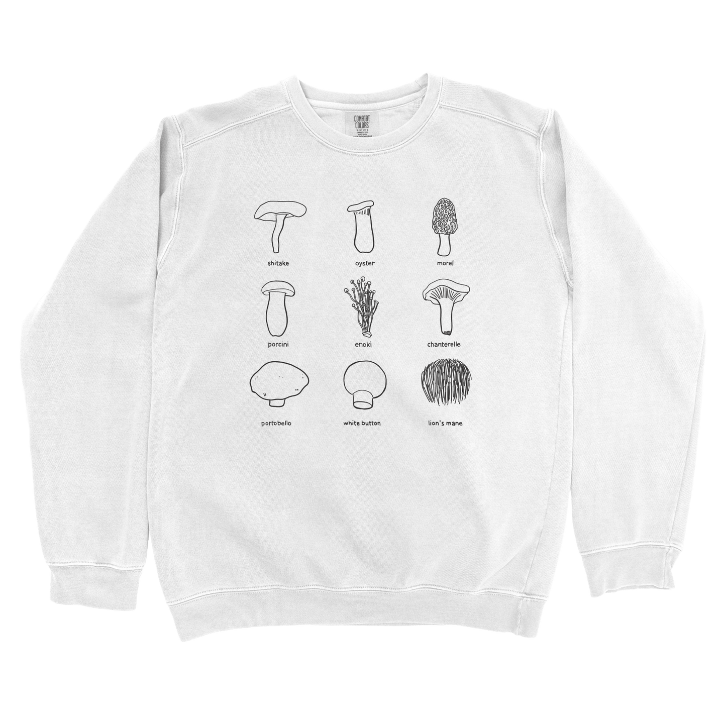 Sweatshirt White / S Edible Mushrooms Sweatshirt