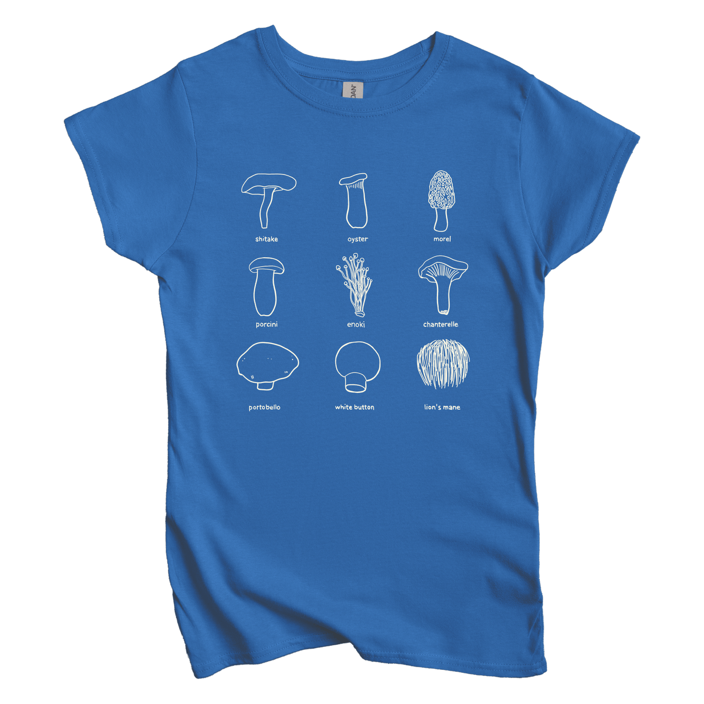 T-Shirt S / Royal Edible Mushrooms Women's Tee
