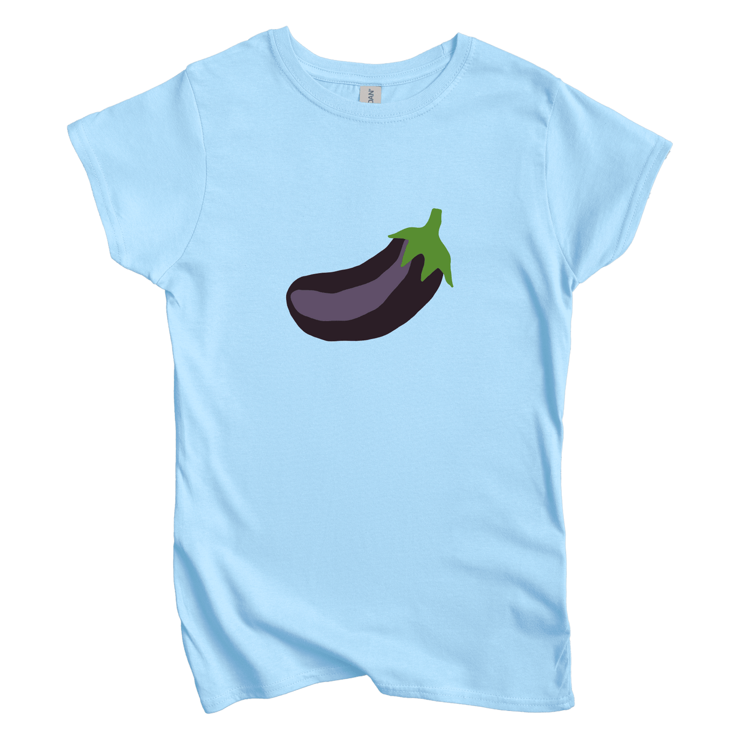 T-Shirt S / Light Blue Eggplant Women's Tee