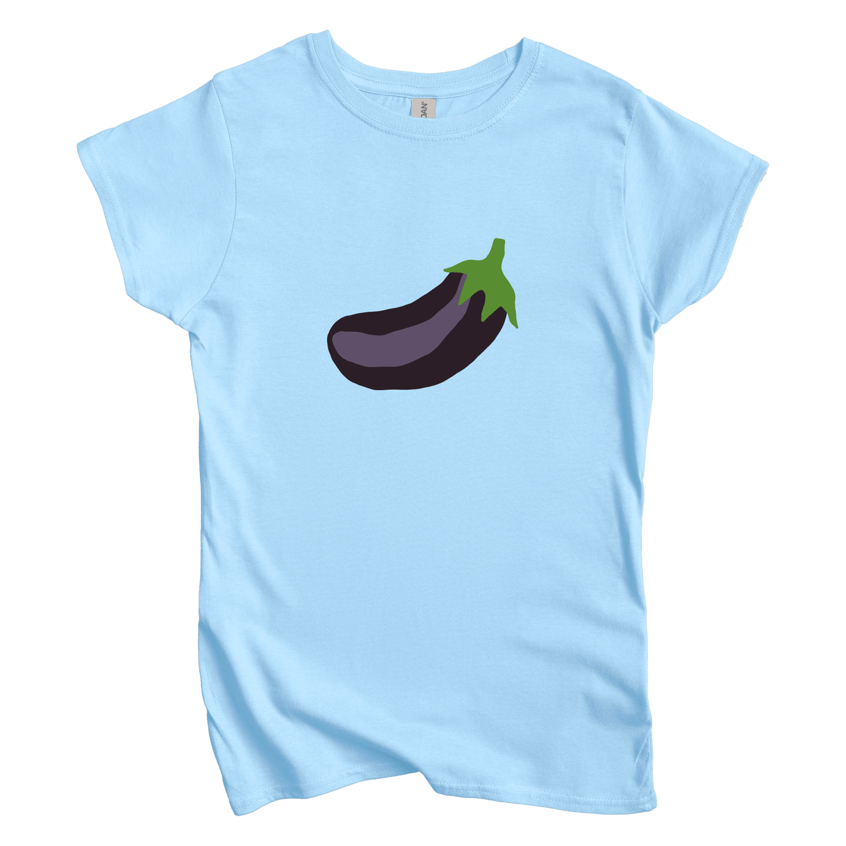 T-Shirt S / Light Blue Eggplant Women's Tee