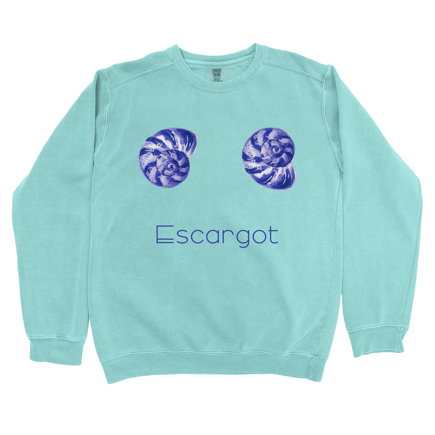 Sweatshirt Chalky Mint / S Escargot: LaeMab Sweatshirt