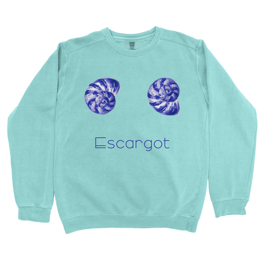 Sweatshirt Chalky Mint / S Escargot: LaeMab Sweatshirt