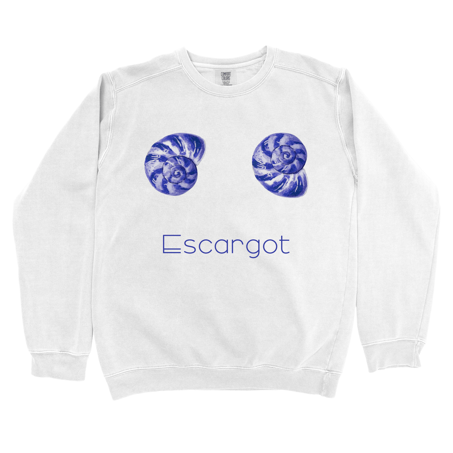 Sweatshirt White / S Escargot: LaeMab Sweatshirt