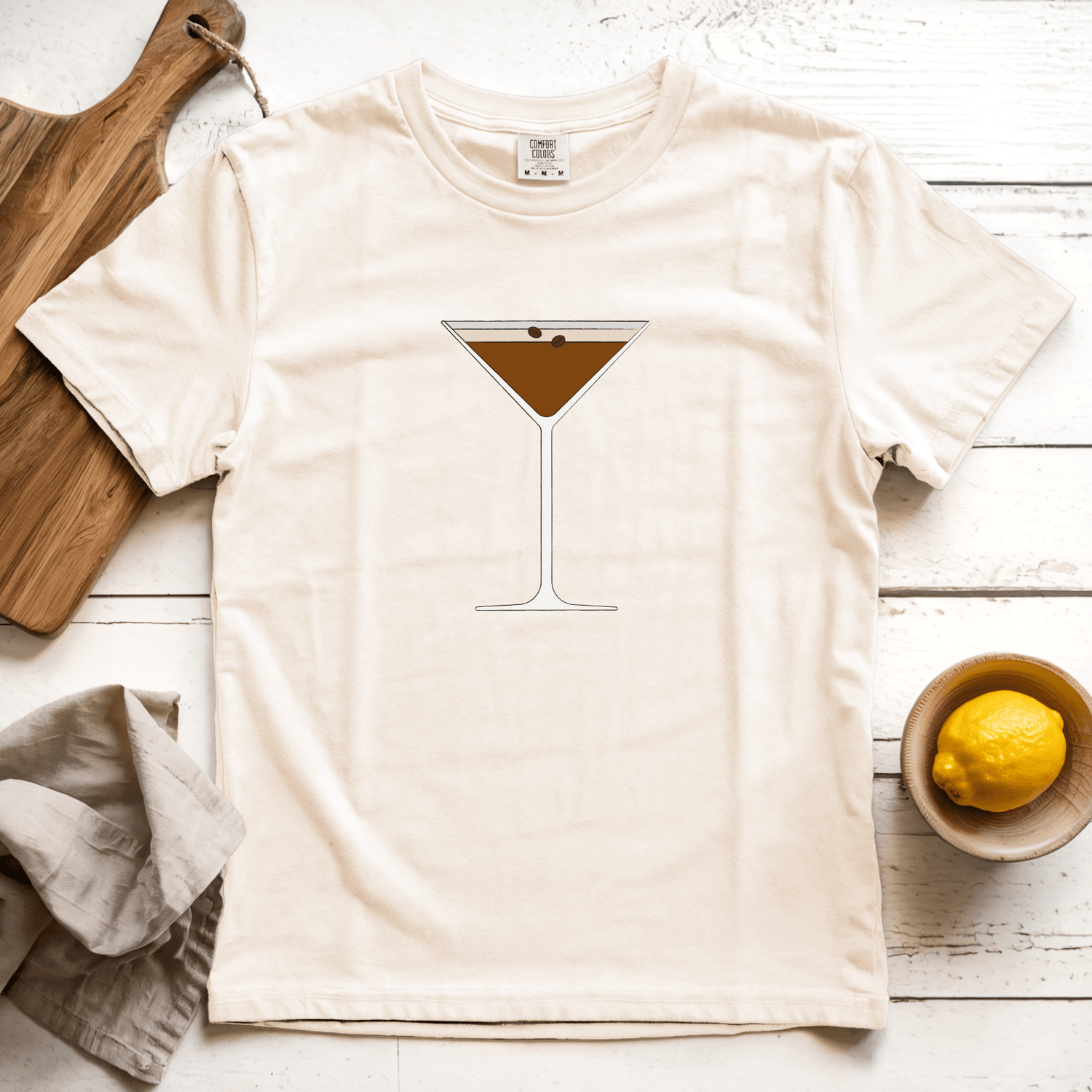 T-Shirt Ivory / S Espresso Martini: LaeMab