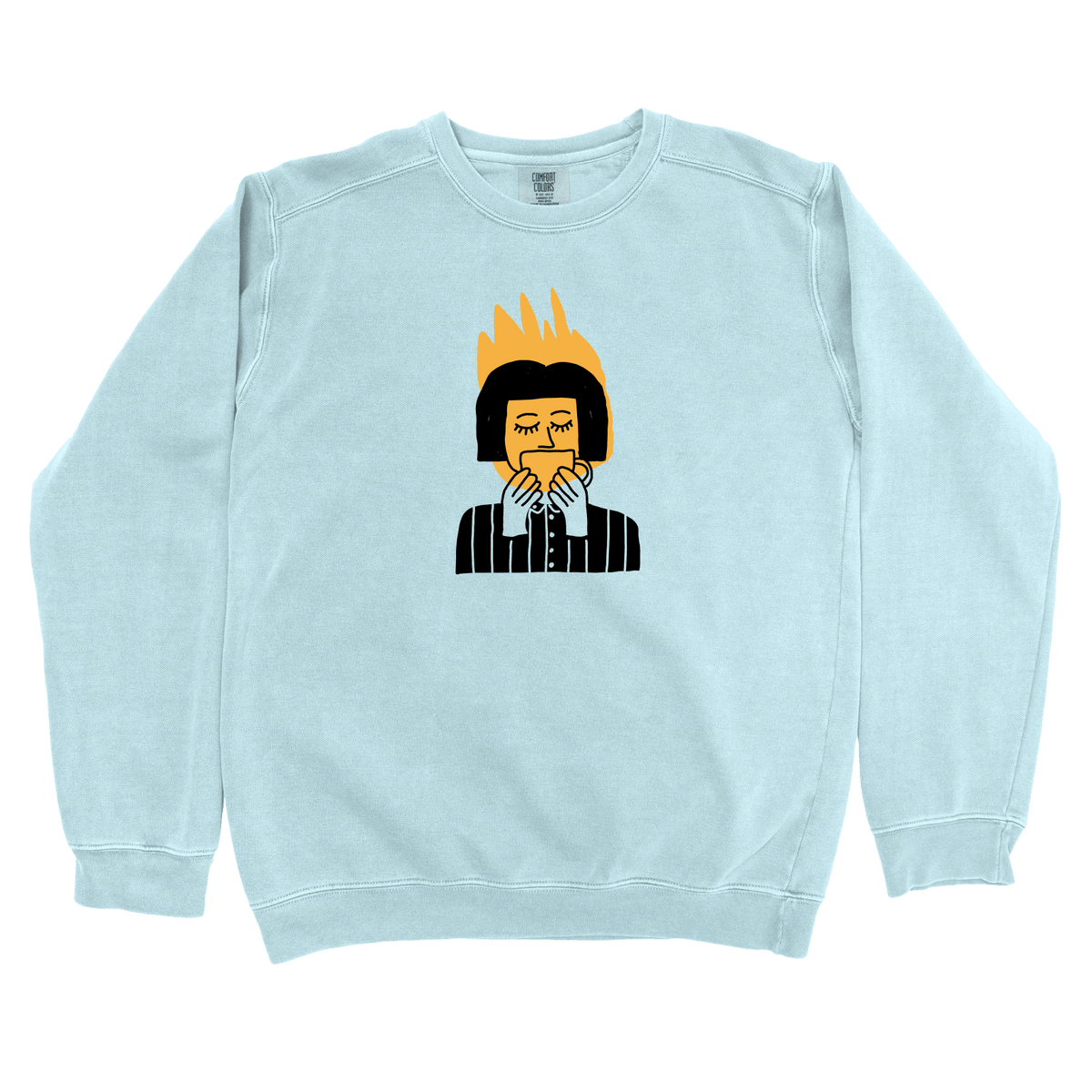 T-Shirts Chambray / S Everything's Fine: Sae Karepe Sweatshirt