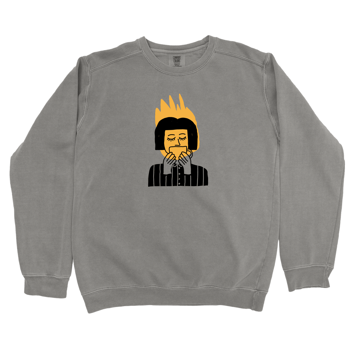 T-Shirts Grey / S Everything's Fine: Sae Karepe Sweatshirt