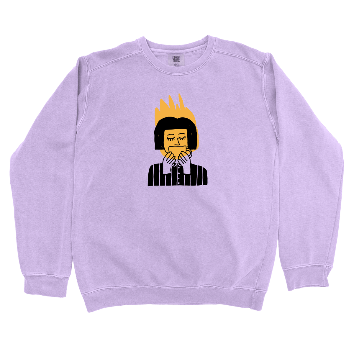 T-Shirts Orchid / S Everything's Fine: Sae Karepe Sweatshirt