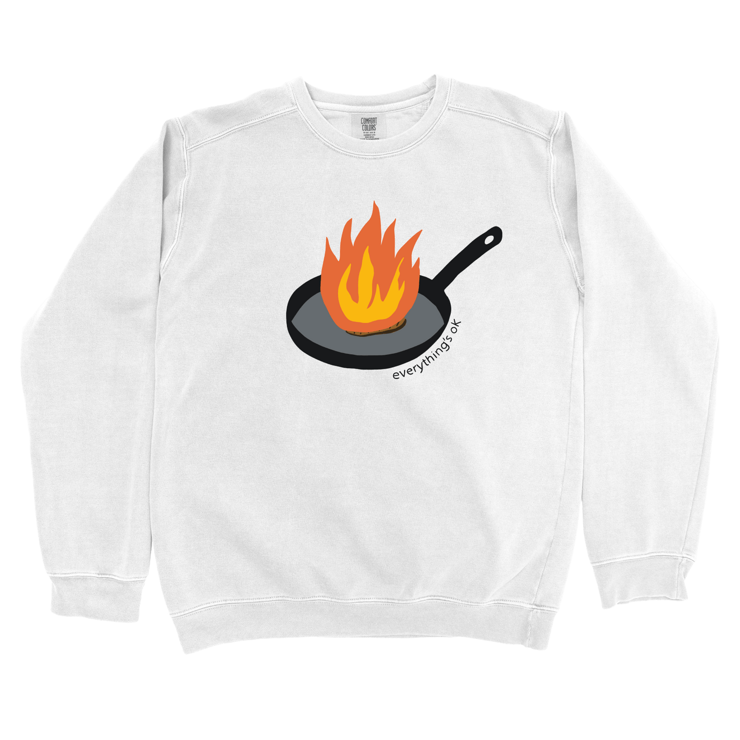 Sweatshirt White / S Everything’s Ok Sweatshirt