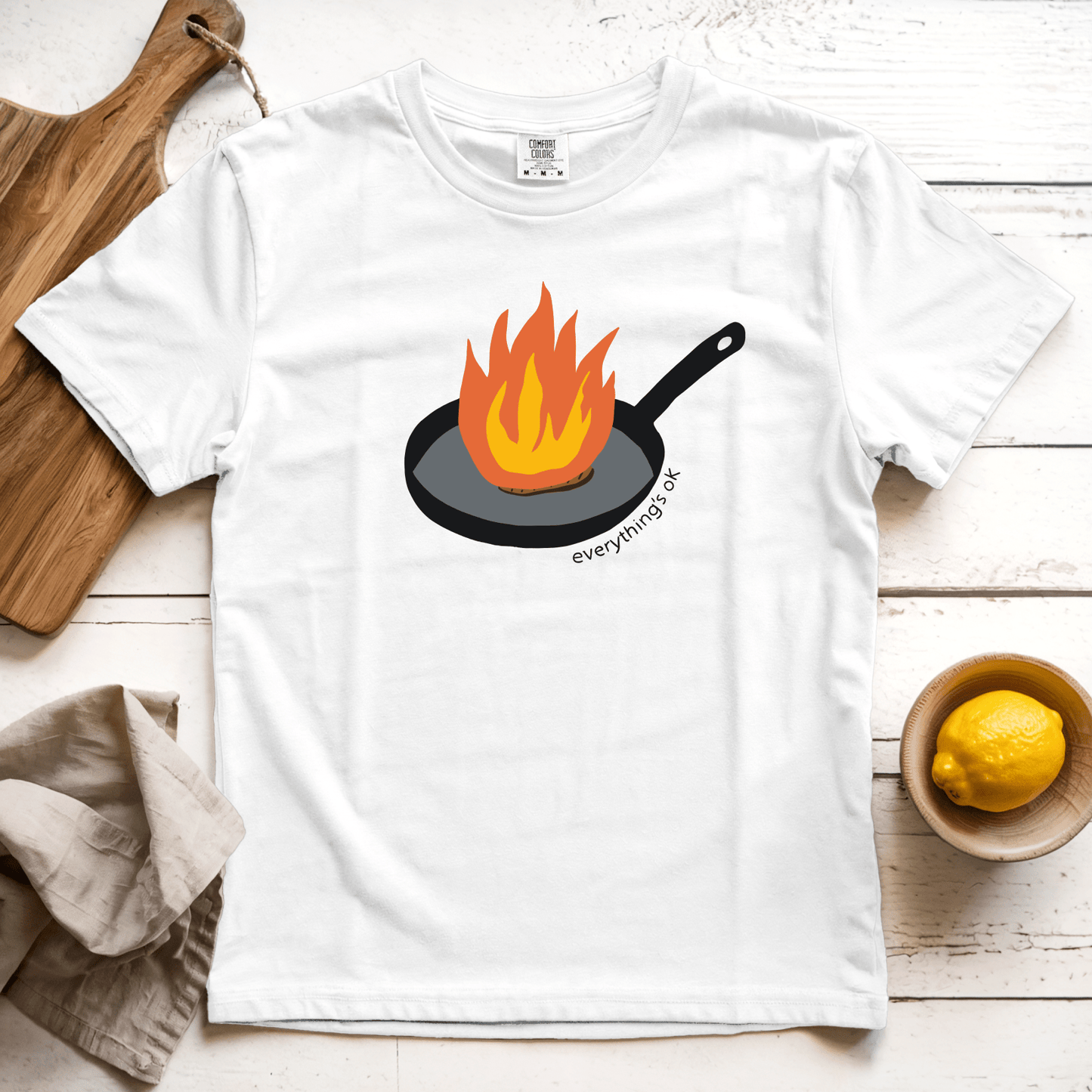 T-Shirt White / S Everything's OK