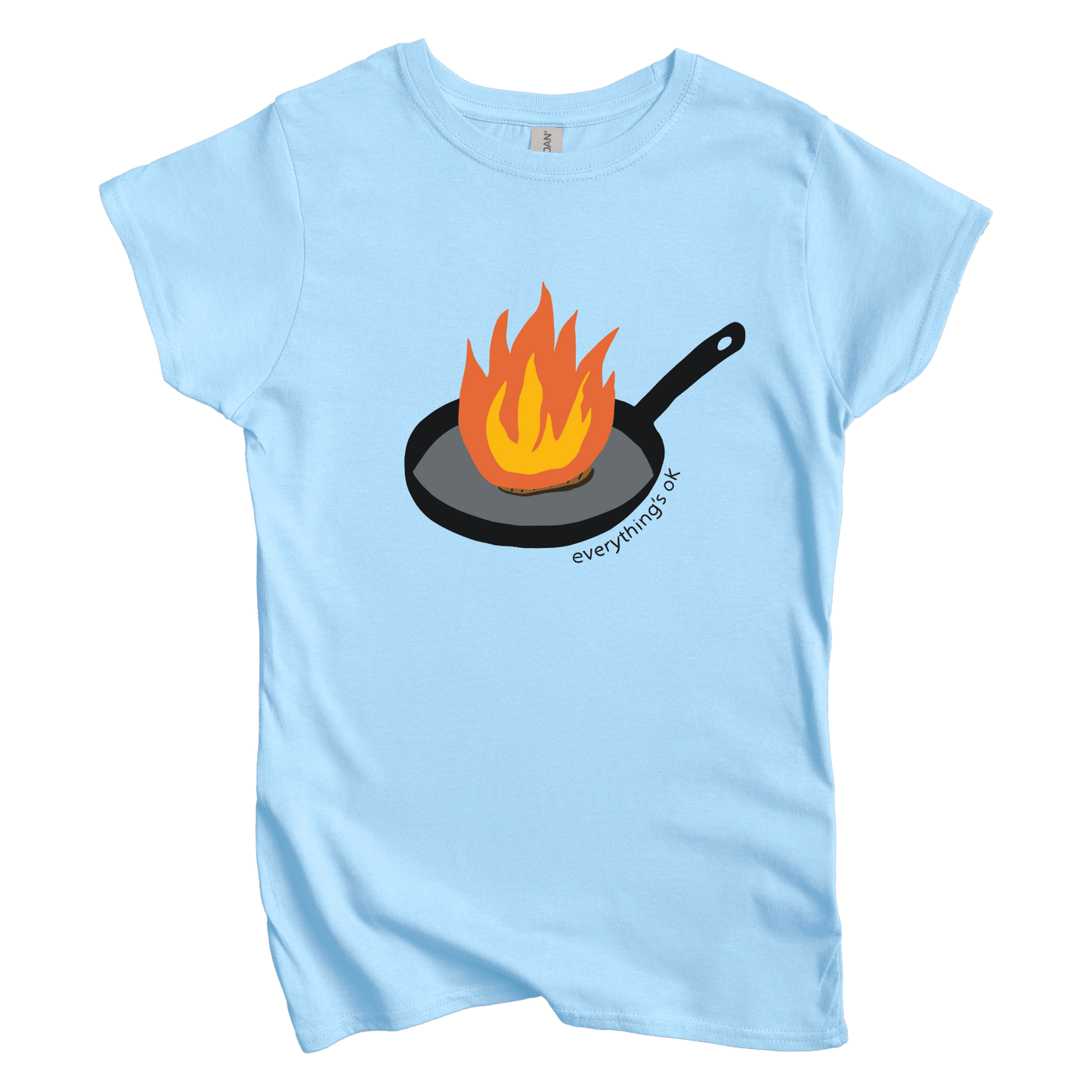 T-Shirt S / Light Blue Everything’s Ok Women's Tee