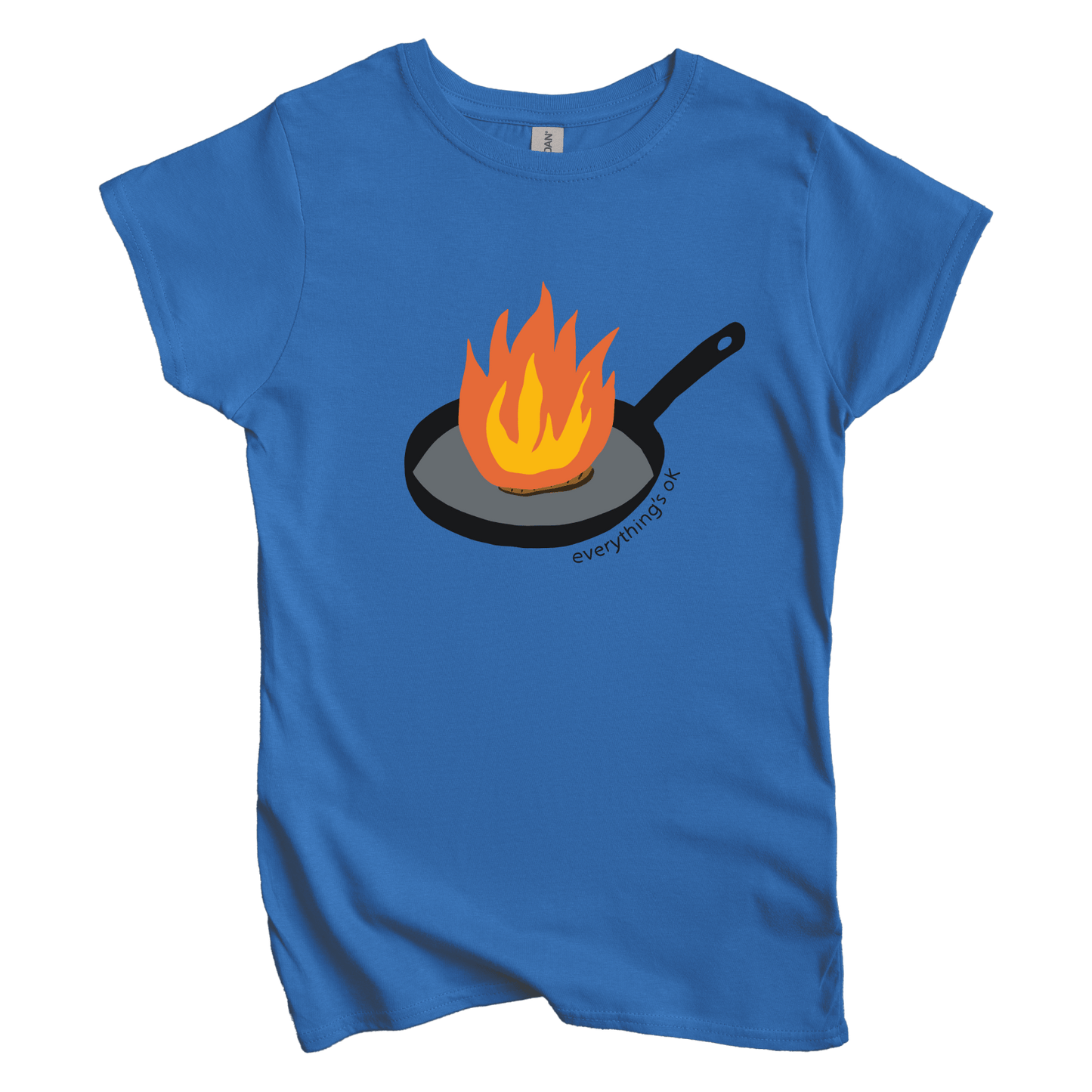 T-Shirt S / Royal Everything’s Ok Women's Tee