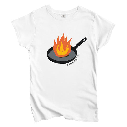 T-Shirt S / White Everything’s Ok Women's Tee