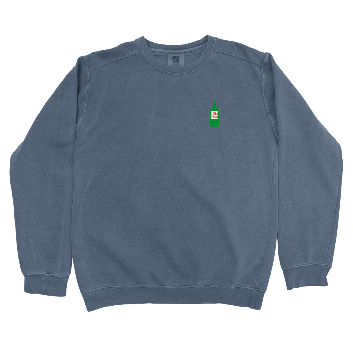 T-Shirts Denim / S Extra Virgin Left Chest Sweatshirt