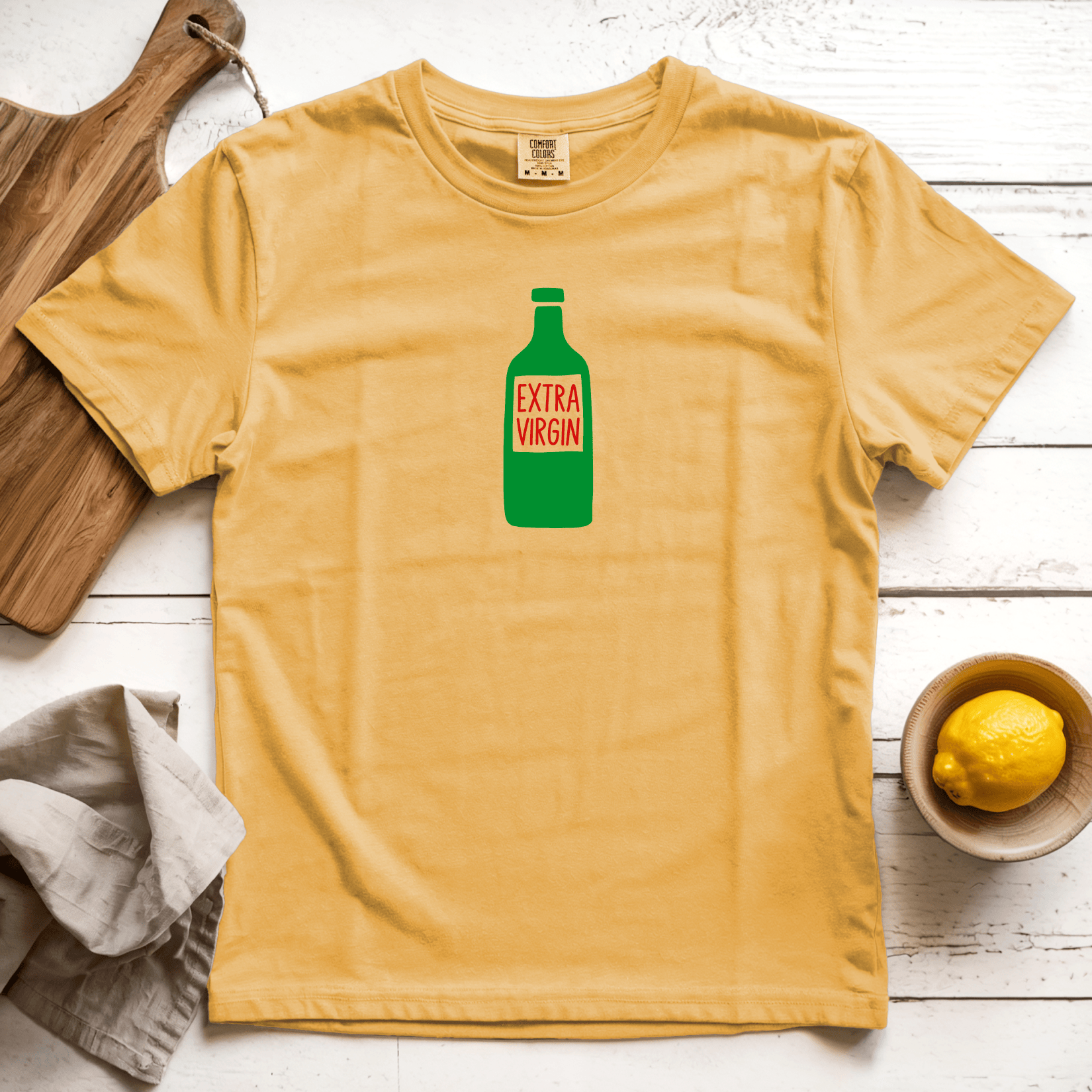 T-Shirt Mustard / S Extra Virgin