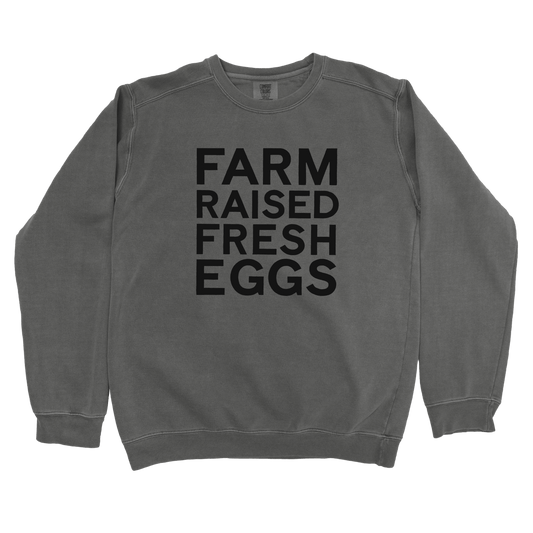 Sweatshirt Pepper / S Farm Raised Fresh Eggs Sweatshirt