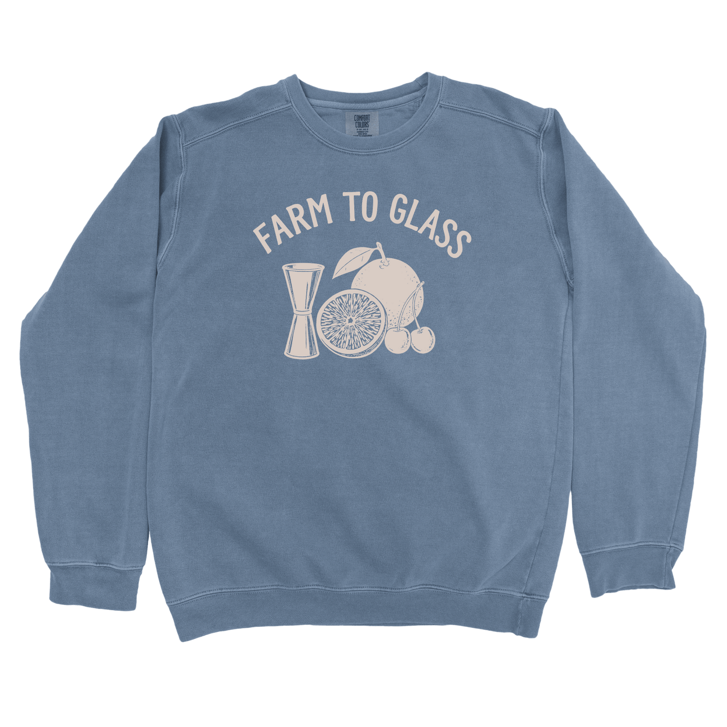 T-Shirts Blue Jean / S Farm to Glass Sweatshirt