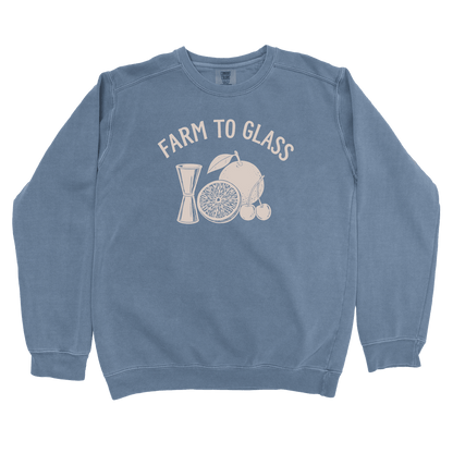 T-Shirts Blue Jean / S Farm to Glass Sweatshirt