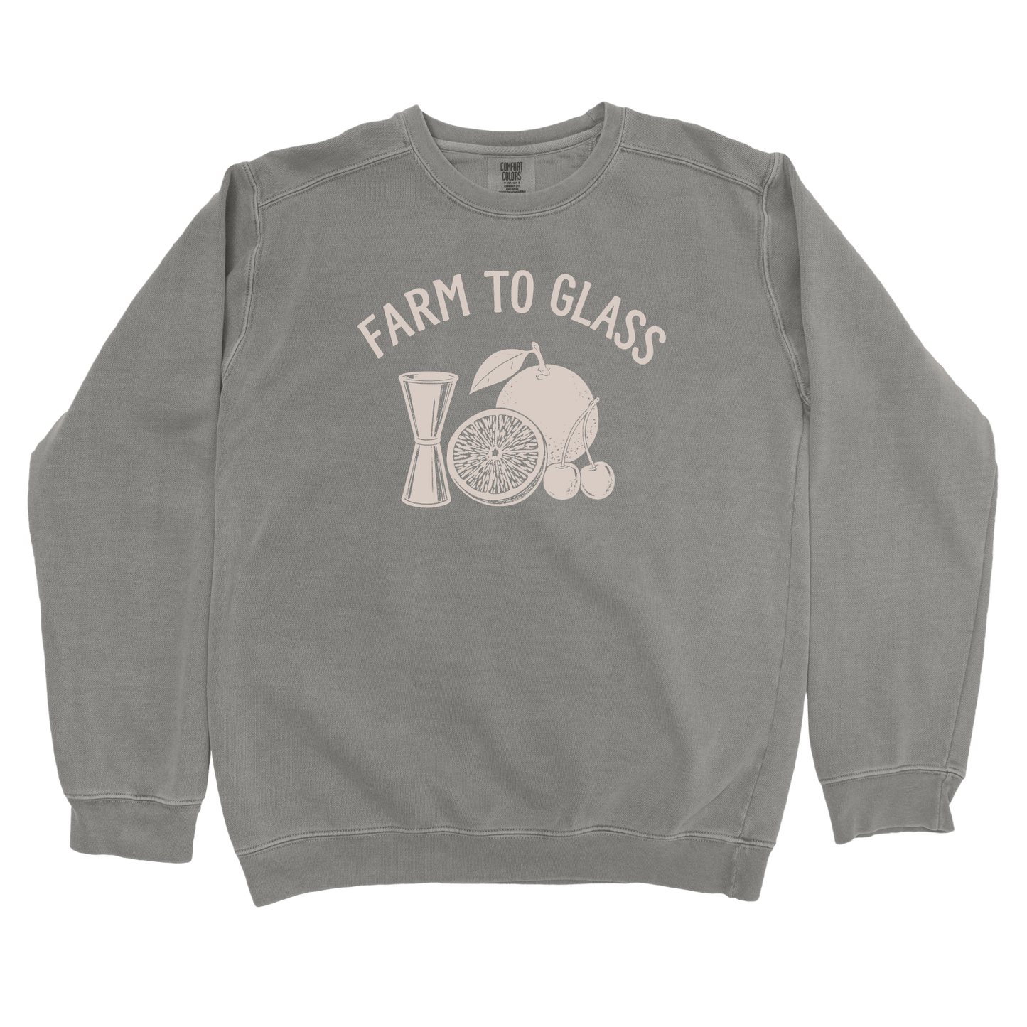 T-Shirts Grey / S Farm to Glass Sweatshirt