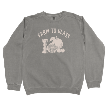 T-Shirts Grey / S Farm to Glass Sweatshirt