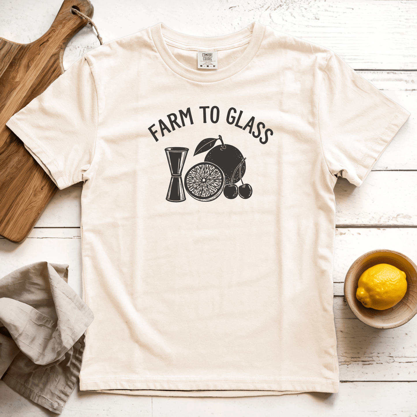 T-Shirts Ivory / S Farm to Glass