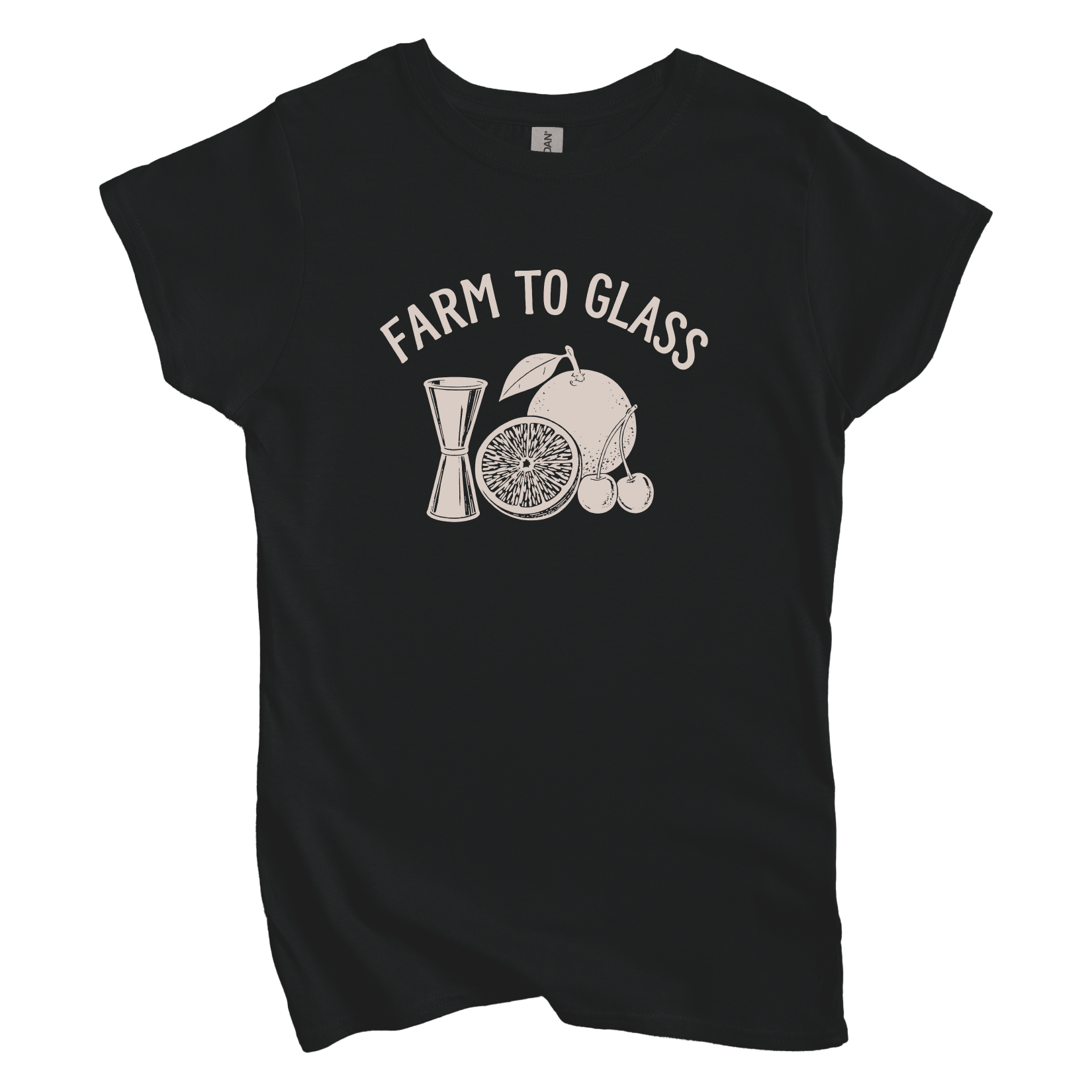 T-Shirts S / Black Farm to Glass Women's Tee