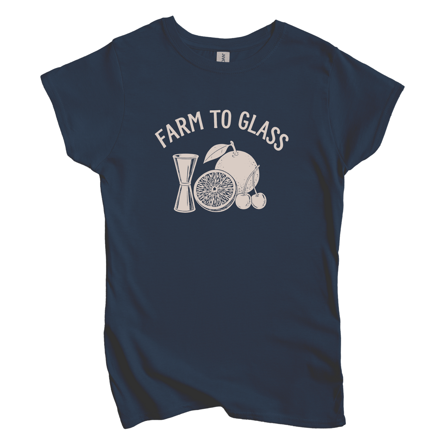 T-Shirts S / Navy Farm to Glass Women's Tee