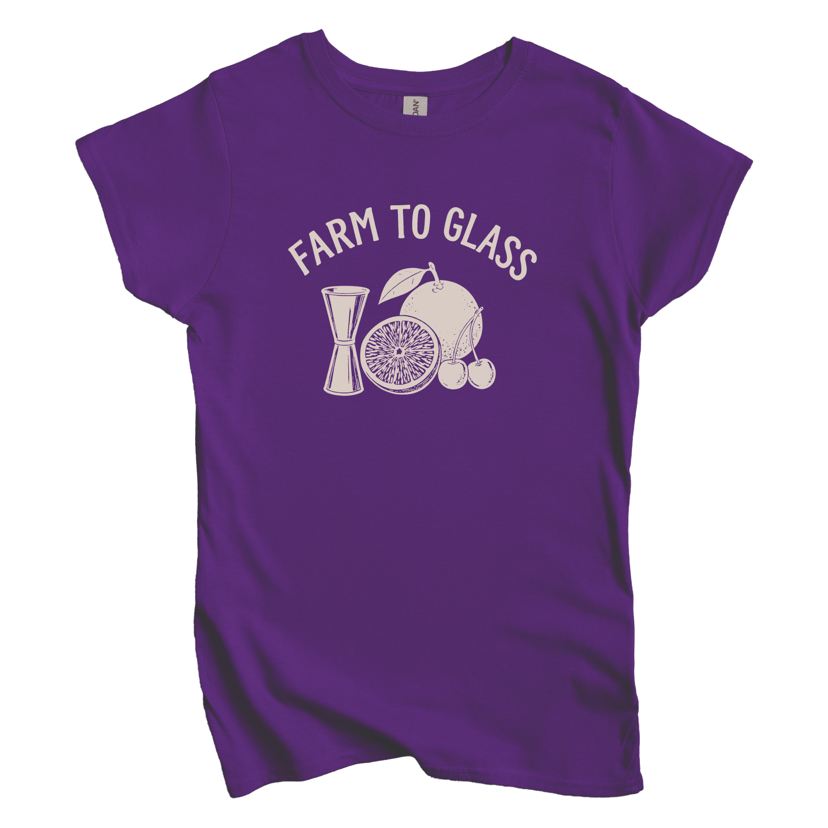 T-Shirts S / Purple Farm to Glass Women's Tee