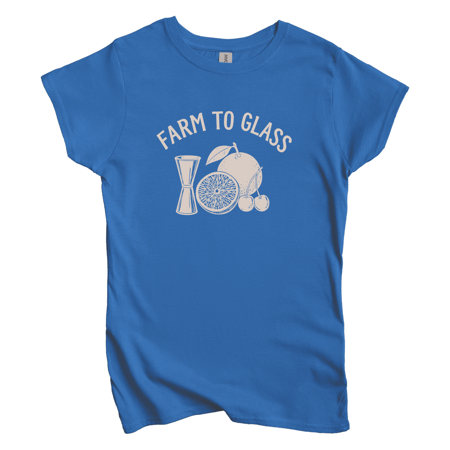 T-Shirts S / Royal Farm to Glass Women's Tee