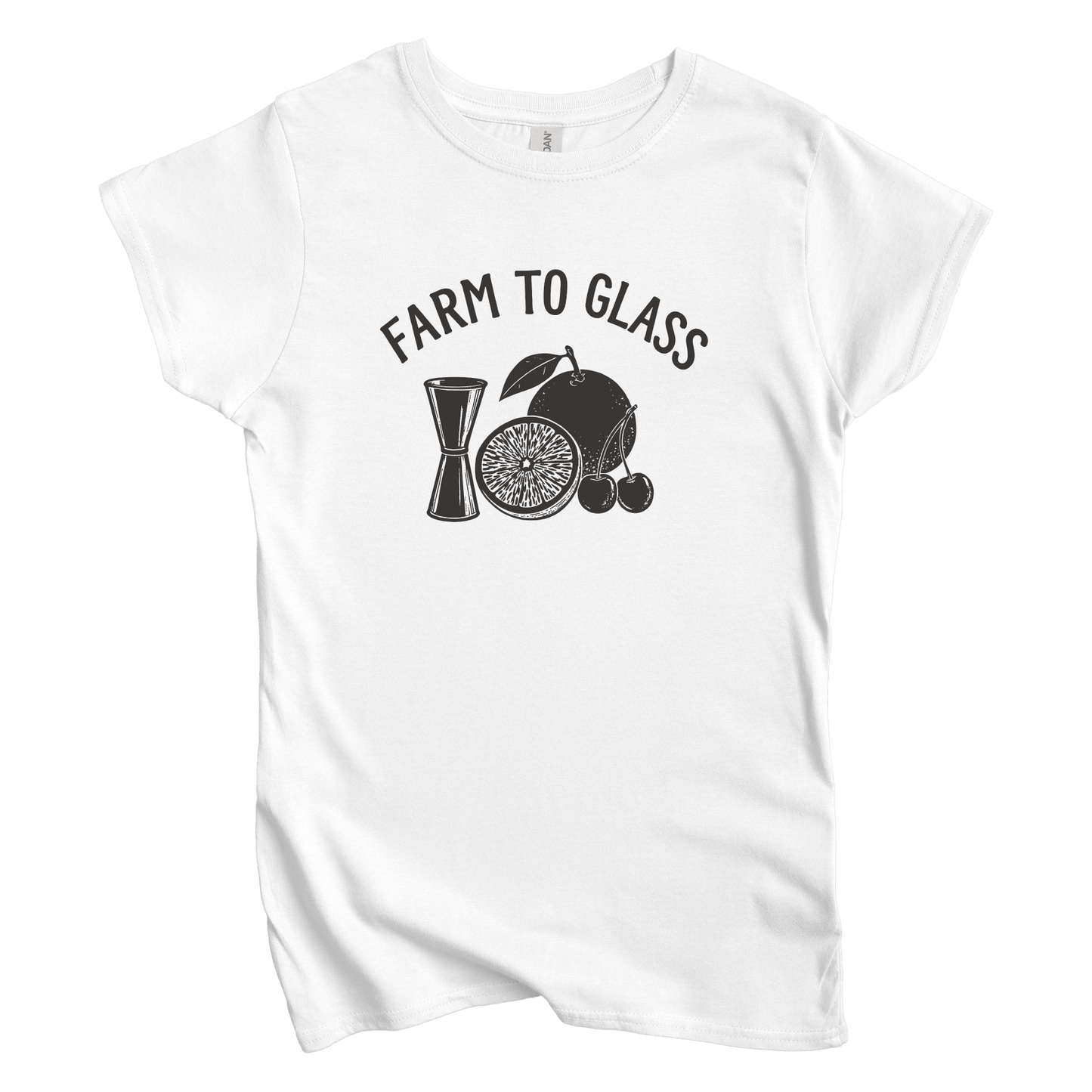 T-Shirts S / White Farm to Glass Women's Tee