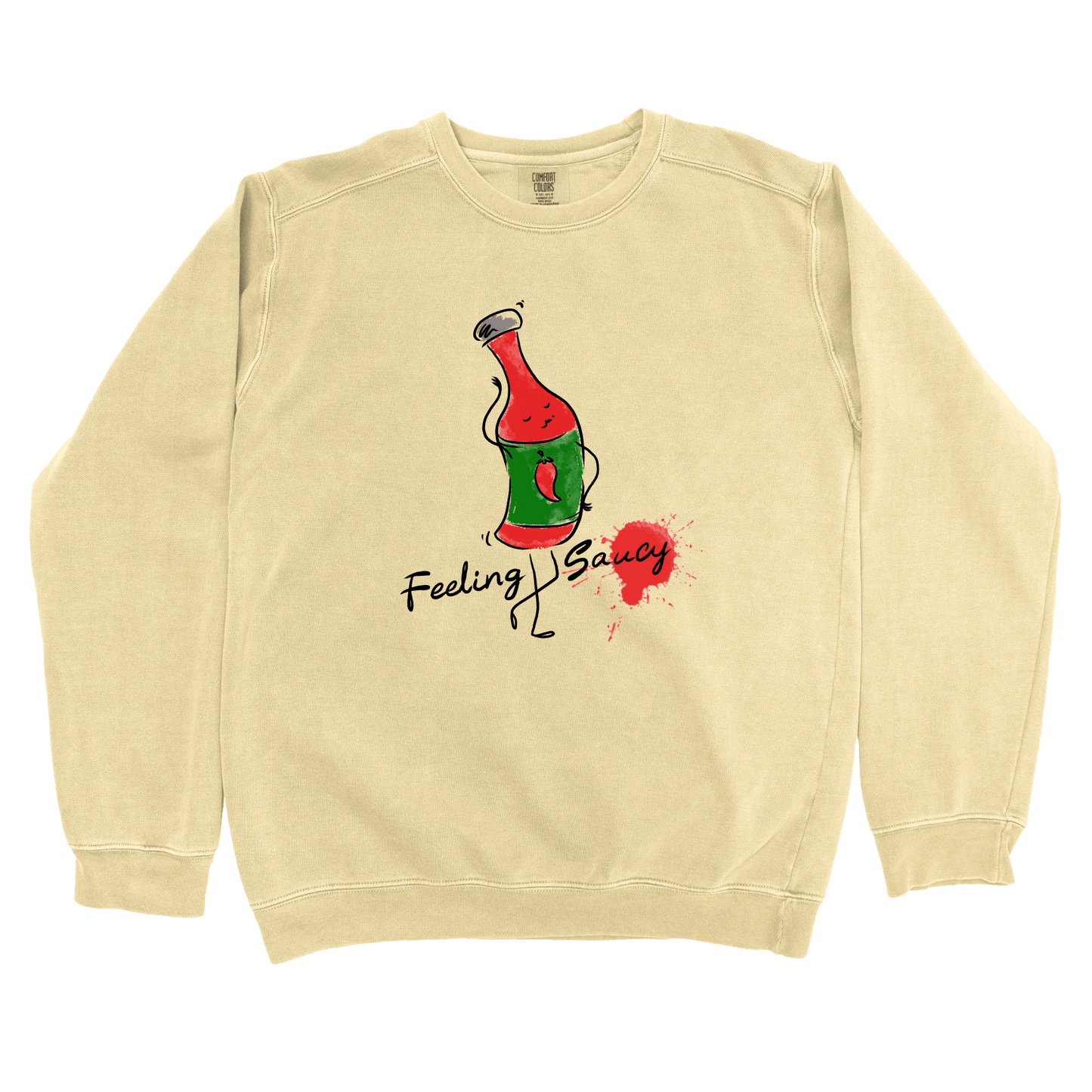 Sweatshirt Butter / S Feeling Saucy: Micro Barbi Sweatshirt