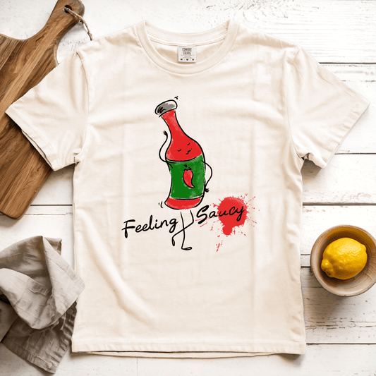 T-Shirt Ivory / S Feeling Saucy: Micro Barbi