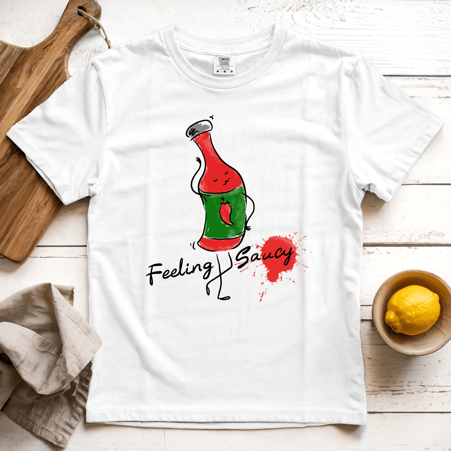 T-Shirt White / S Feeling Saucy: Micro Barbi