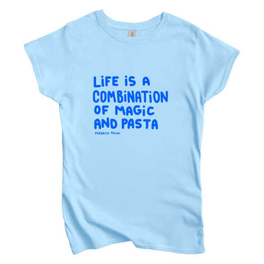 T-Shirt S / Light Blue Fellini: Longoland Women's Tee