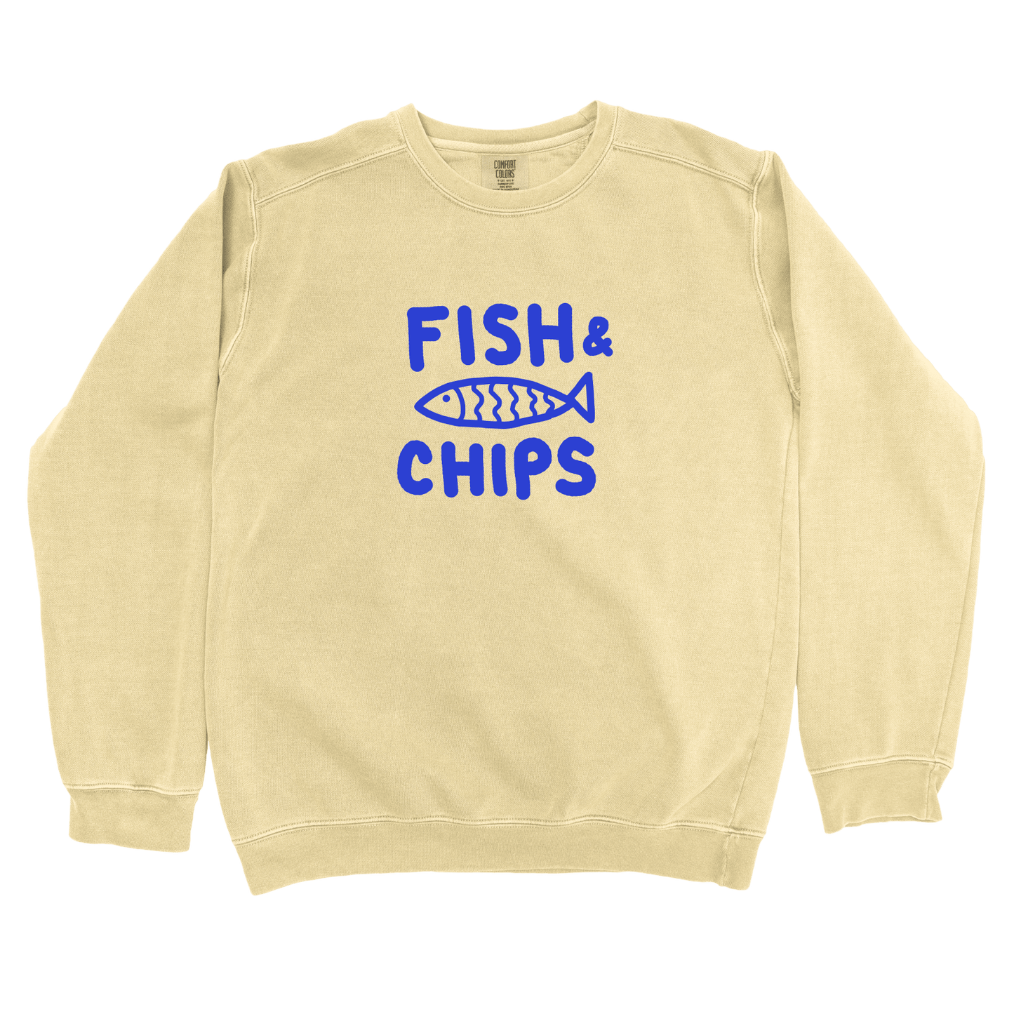 Sweatshirt Butter / S Fish & Chips: Longoland Sweatshirt