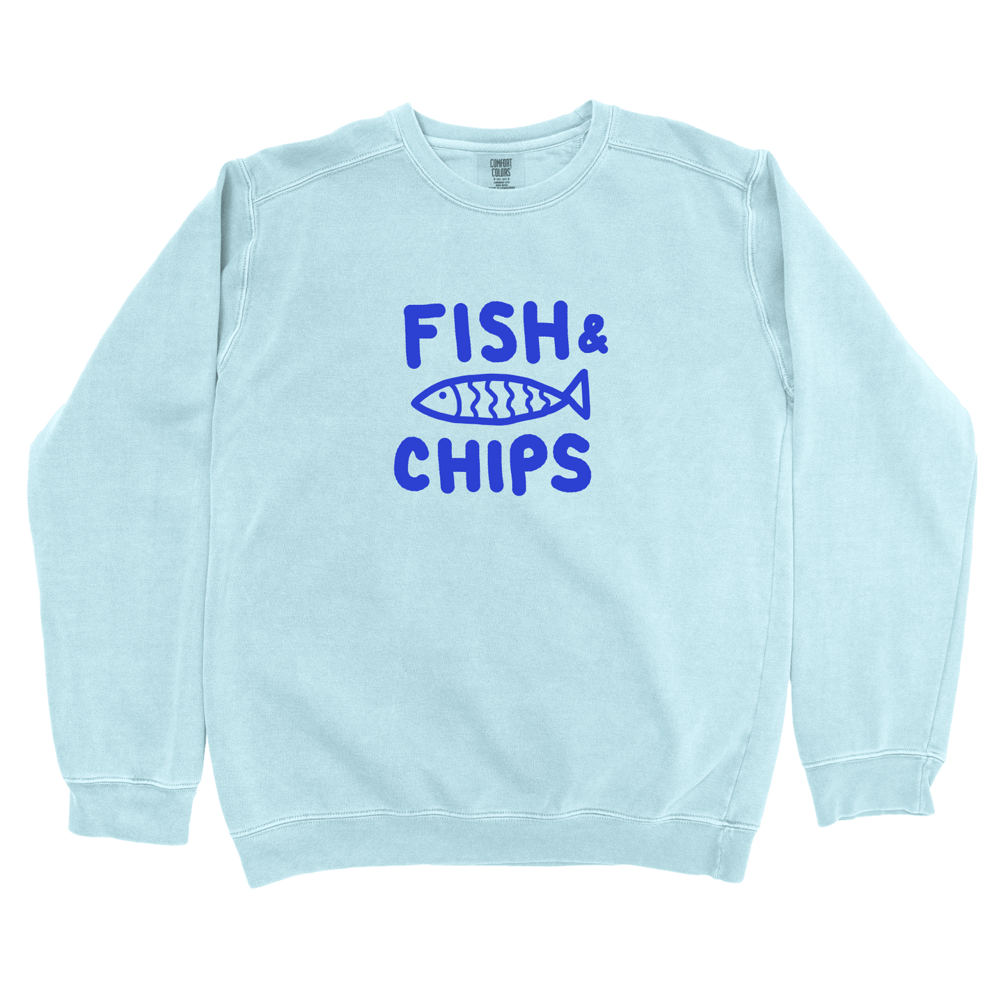 Sweatshirt Chambray / S Fish & Chips: Longoland Sweatshirt