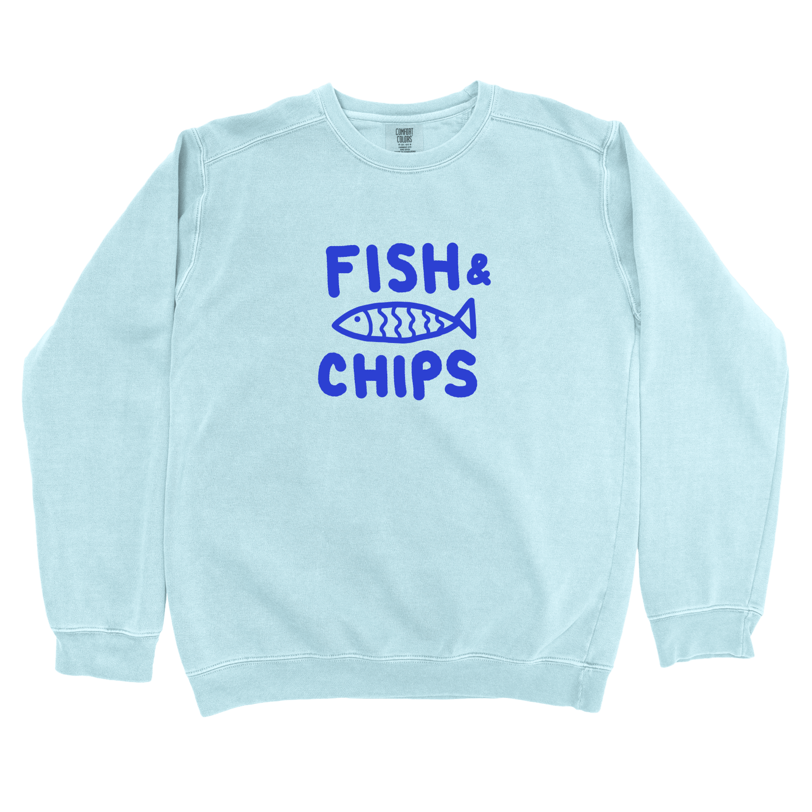 Sweatshirt Chambray / S Fish & Chips: Longoland Sweatshirt