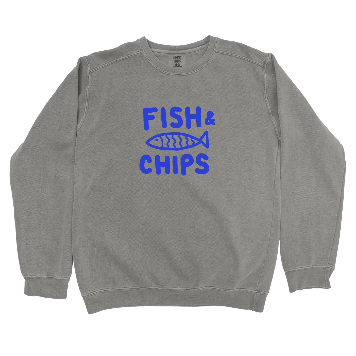 Sweatshirt Grey / S Fish & Chips: Longoland Sweatshirt